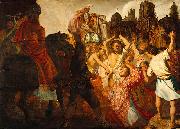 REMBRANDT Harmenszoon van Rijn, The Stoning of saint Stephen